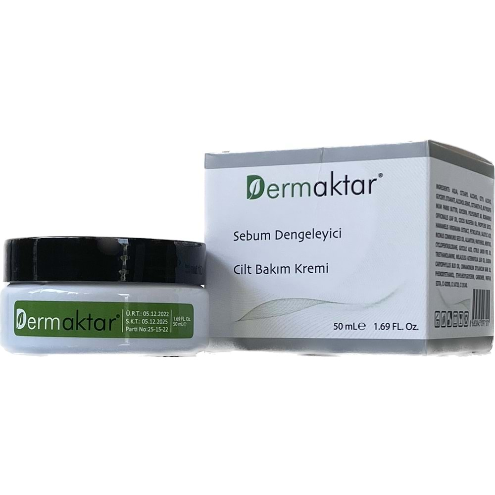 Dermaktar Sebum Dengeleyici Cilt Bakım Kremi 50 ml