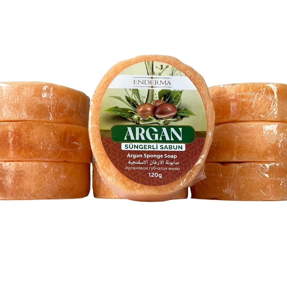 Enderma Argan Süngerli Sabun 120 gr