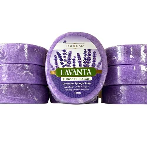 Enderma Lavanta Süngerli Sabun 120 gr